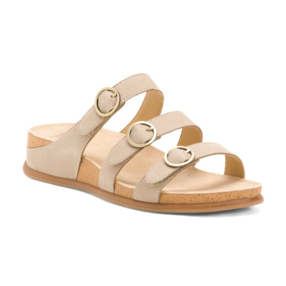 NEW DANSKO Nubuck Leather Campbell Comfort Sandals in send for women 1225 4t2 - Picture 2 of 7